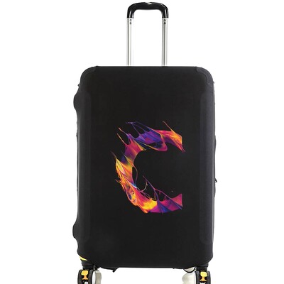 Husă de protecție pentru bagaje pentru vopsea de modă de 18-28 inchi, model serie de 26 litere, valiza, saci de praf elastice, husă, accesorii de călătorie