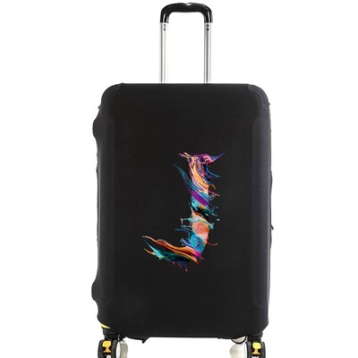 Husă de protecție pentru bagaje pentru vopsea de modă de 18-28 inchi, model serie de 26 litere, valiza, saci de praf elastice, husă, accesorii de călătorie