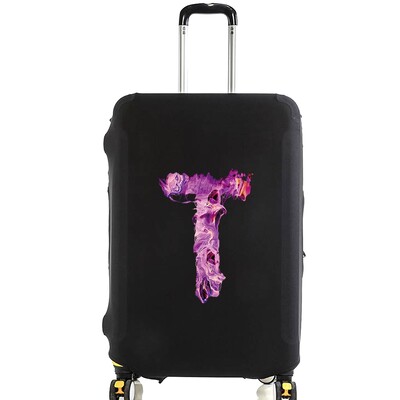 Husă de protecție pentru bagaje pentru vopsea de modă de 18-28 inchi, model serie de 26 litere, valiza, saci de praf elastice, husă, accesorii de călătorie