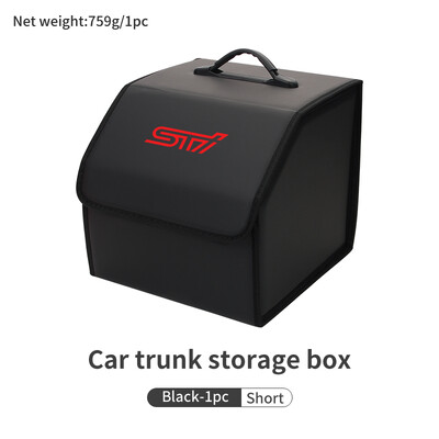 Automašīnas ādas bagāžas nodalījuma organizators Automātiski salokāmi instrumenti Uzglabāšanas futrālis Bagāžnieks Tīrs priekš Subaru Impreza Legacy WRX STI BRZ XV WRC Ascent Exiga