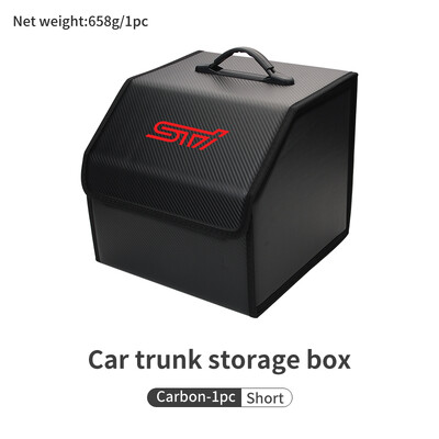 Automašīnas ādas bagāžas nodalījuma organizators Automātiski salokāmi instrumenti Uzglabāšanas futrālis Bagāžnieks Tīrs priekš Subaru Impreza Legacy WRX STI BRZ XV WRC Ascent Exiga