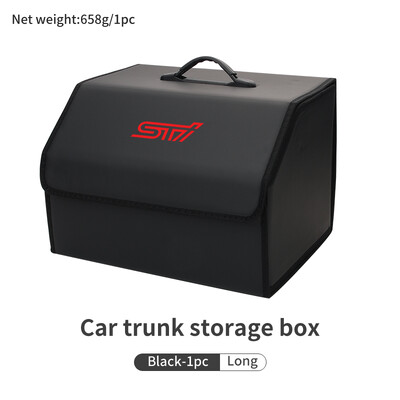 Automašīnas ādas bagāžas nodalījuma organizators Automātiski salokāmi instrumenti Uzglabāšanas futrālis Bagāžnieks Tīrs priekš Subaru Impreza Legacy WRX STI BRZ XV WRC Ascent Exiga