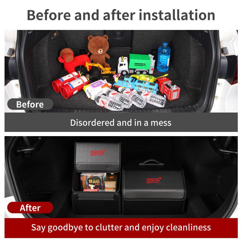 Auto nahast pakiruumi korraldaja Automaatselt kokkupandavad tööriistad Hoiukott Pagasiruumi Korralik Subaru Impreza Legacy WRX STI BRZ XV WRC Ascent Exiga jaoks