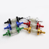 SCL MOTOS Motocicletă 6mm Benzină Filtru Ulei Filtru în Linie Benzină Furtun Combustibil Tub țeavă Cu Agrafe Pentru Moto Scooter Dirt Bike