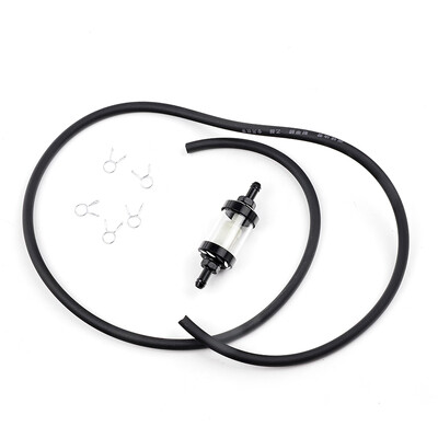SCL MOTOS Motocicletă 6mm Benzină Filtru Ulei Filtru în Linie Benzină Furtun Combustibil Tub țeavă Cu Agrafe Pentru Moto Scooter Dirt Bike