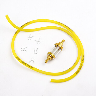 SCL MOTOS Motocicletă 6mm Benzină Filtru Ulei Filtru în Linie Benzină Furtun Combustibil Tub țeavă Cu Agrafe Pentru Moto Scooter Dirt Bike