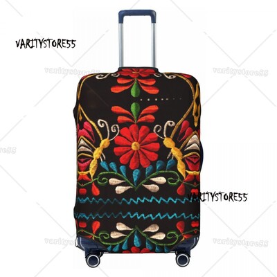 Huse pentru valiză cu flori mexicane personalizate