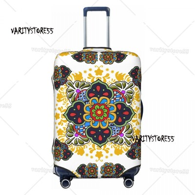 Huse pentru valiză cu flori mexicane personalizate