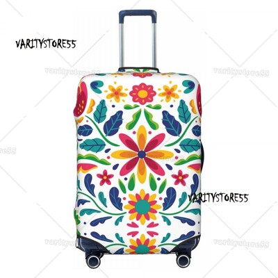 Huse pentru valiză cu flori mexicane personalizate