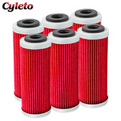 4/6 buc. Filtru de ulei Cyleto pentru motocicleta KTM SX SXF SXS EXC EXC-F EXC-R XCF XCF-W XCW SMR 250 350 400 450 505 530 2007-2020