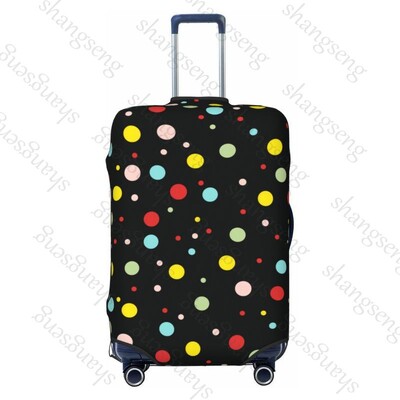 Puncte colorate Îngroșare husă pentru bagaje Elasticitate cărucior husă de praf Protecție valiză Accesorii pentru carcasă