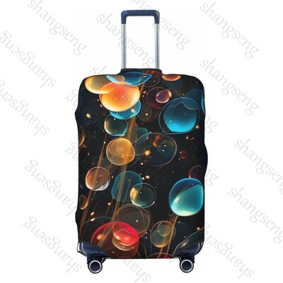 Puncte colorate Îngroșare husă pentru bagaje Elasticitate cărucior husă de praf Protecție valiză Accesorii pentru carcasă