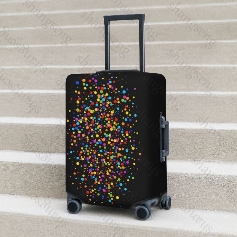 Puncte colorate Îngroșare husă pentru bagaje Elasticitate cărucior husă de praf Protecție valiză Accesorii pentru carcasă