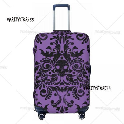 Personalizat Halloween Vrăjitoare Crow Moon Husă pentru bagaje de călătorie Lavabilă pentru valiză Protector pentru 18-32 inch