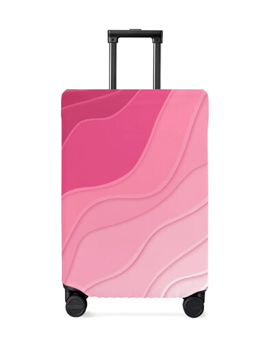 Bež gradijent, moderna geometrijska apstrakcija, navlaka za prtljagu, rastezljiva navlaka za prašinu za putnu torbicu od 18-32 inča