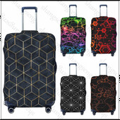 Poligoane geometrice Îngroșare husă pentru bagaje Elasticitate cărucior husă de praf Husă de protecție pentru valiză Accesorii pentru carcasă