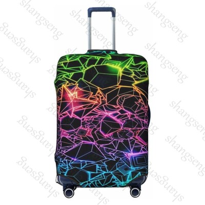 Poligoane geometrice Îngroșare husă pentru bagaje Elasticitate cărucior husă de praf Husă de protecție pentru valiză Accesorii pentru carcasă