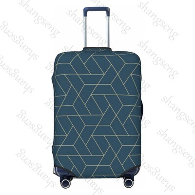 Poligoane geometrice Îngroșare husă pentru bagaje Elasticitate cărucior husă de praf Husă de protecție pentru valiză Accesorii pentru carcasă