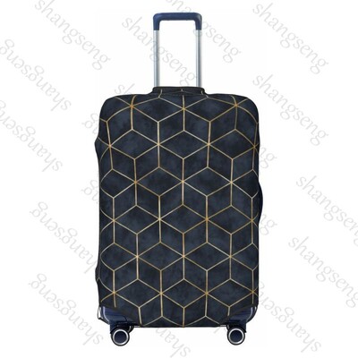 Poligoane geometrice Îngroșare husă pentru bagaje Elasticitate cărucior husă de praf Husă de protecție pentru valiză Accesorii pentru carcasă