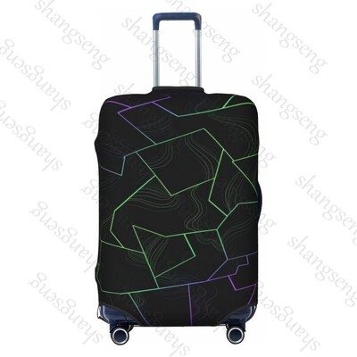 Poligoane geometrice Îngroșare husă pentru bagaje Elasticitate cărucior husă de praf Husă de protecție pentru valiză Accesorii pentru carcasă