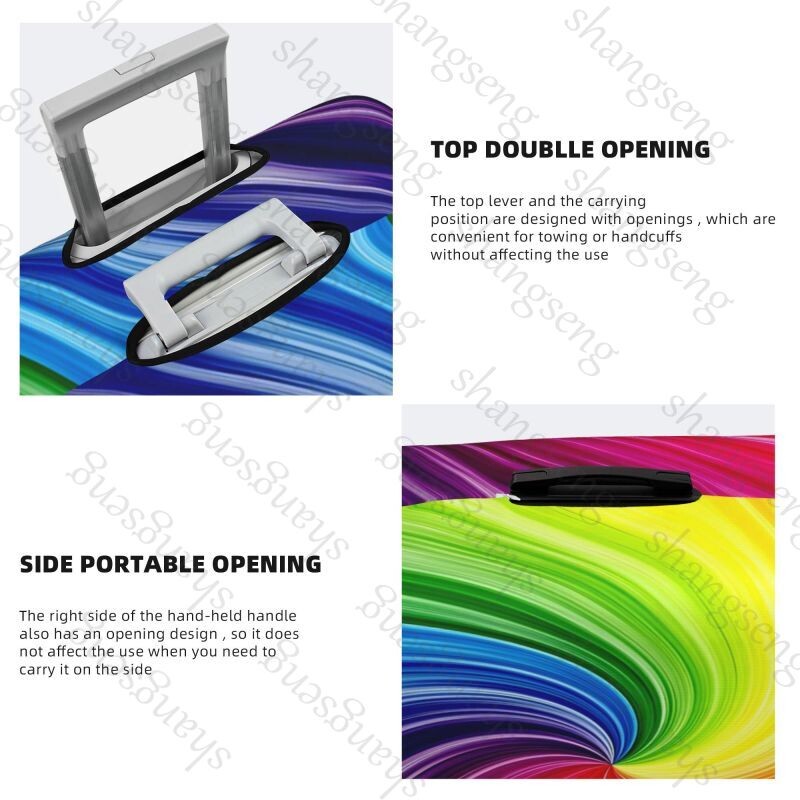 Rotacija boja Šarene debljine Navlaka za prtljagu Elastičnost Navlaka za prašinu za kolica Zaštita kofera Dodatna oprema za torbicu