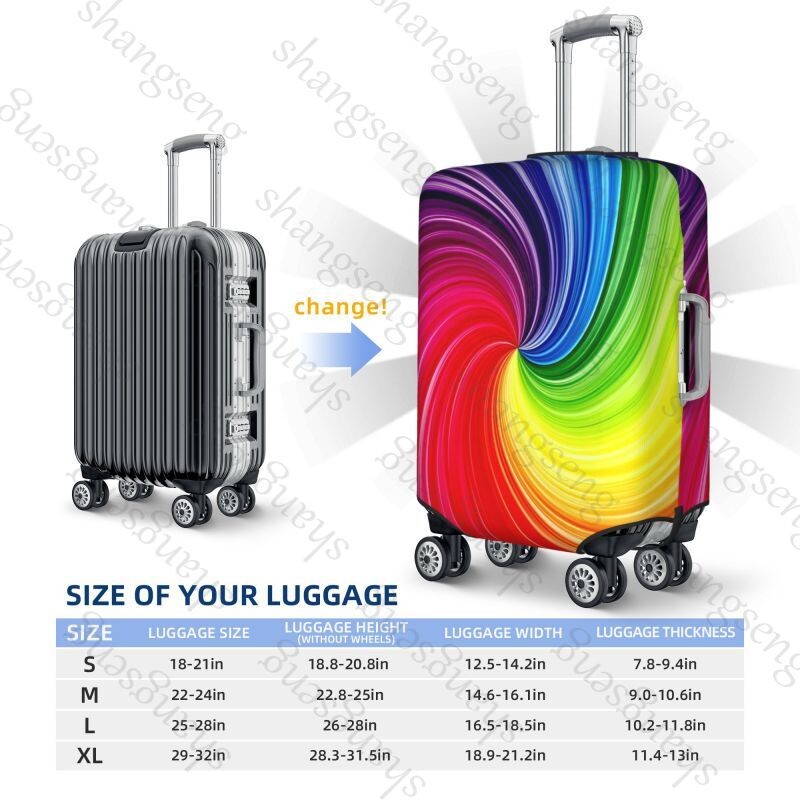 Rotacija boja Šarene debljine Navlaka za prtljagu Elastičnost Navlaka za prašinu za kolica Zaštita kofera Dodatna oprema za torbicu