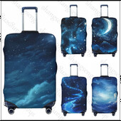 Cer de noapte înstelat Îngroșați Husa pentru bagaje Elasticitate Cărucior husă de praf Protecție valiză Accesorii pentru carcasă