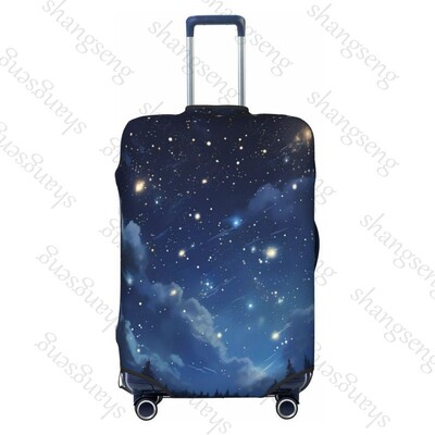 Cer de noapte înstelat Îngroșați Husa pentru bagaje Elasticitate Cărucior husă de praf Protecție valiză Accesorii pentru carcasă