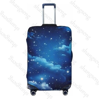 Cer de noapte înstelat Îngroșați Husa pentru bagaje Elasticitate Cărucior husă de praf Protecție valiză Accesorii pentru carcasă