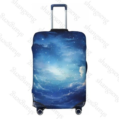 Cer de noapte înstelat Îngroșați Husa pentru bagaje Elasticitate Cărucior husă de praf Protecție valiză Accesorii pentru carcasă