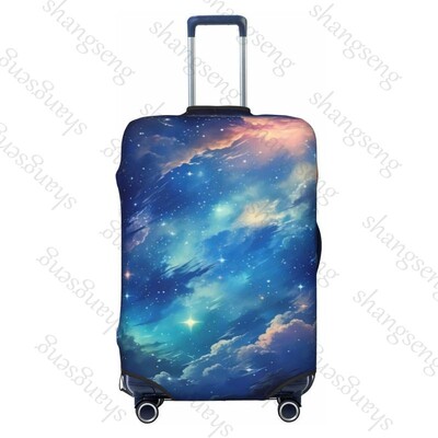 Cer de noapte înstelat Îngroșați Husa pentru bagaje Elasticitate Cărucior husă de praf Protecție valiză Accesorii pentru carcasă
