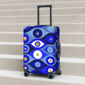 Evil Eye Blues Husa Valisa Greaca Matiasma Protector Practic pentru Excursie Croaziera Accesorii Bagaje Vacanta