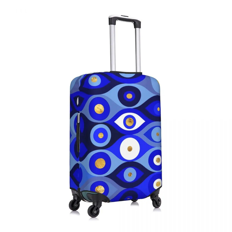 Evil Eye Blues Husa Valisa Greaca Matiasma Protector Practic pentru Excursie Croaziera Accesorii Bagaje Vacanta