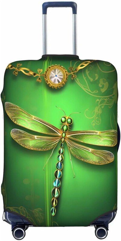 Ziedu spāres kofera pārsegs, netīrumiem necaurlaidīgs bagāžas aizsarguzmava Ceļojumu bagāžas lidostas čemodānu pārsegi der 18-32 collām