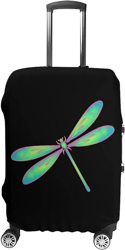 Ziedu spāres kofera pārsegs, netīrumiem necaurlaidīgs bagāžas aizsarguzmava Ceļojumu bagāžas lidostas čemodānu pārsegi der 18-32 collām