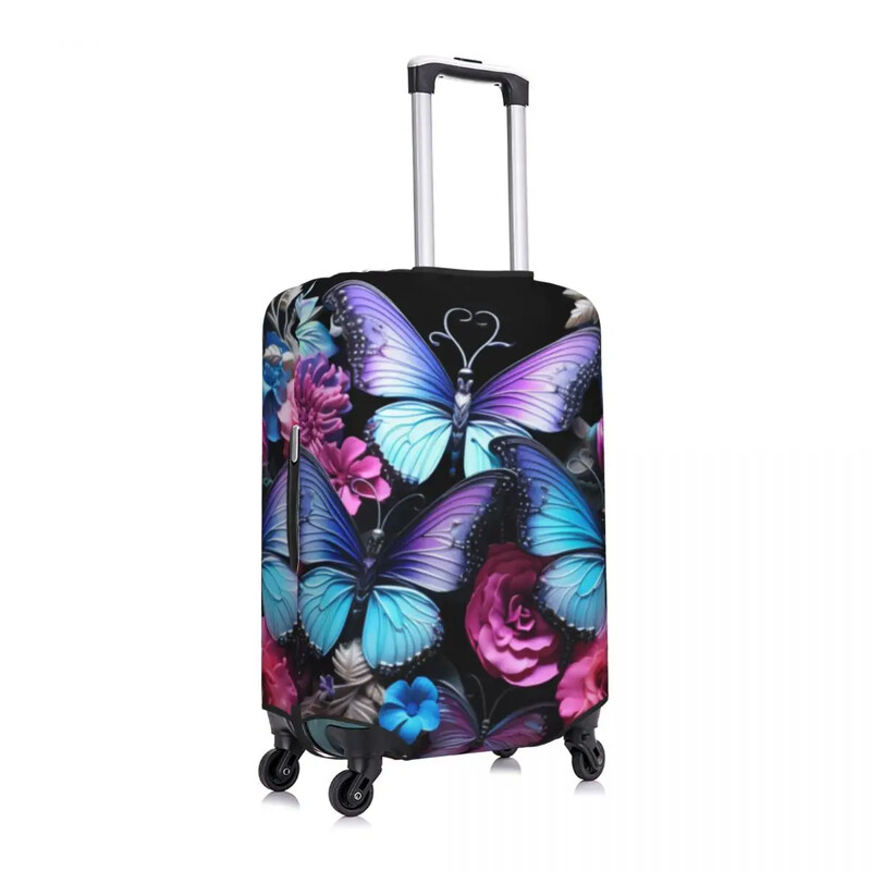 Imprimare Husă valiză Ilustrație colorată Protector elastic pentru călătorie de croazieră Accesorii pentru bagaje Zbor