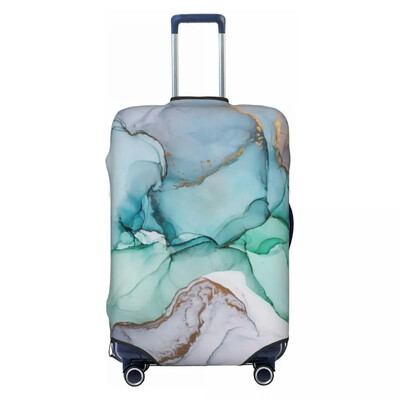 Husă de bagaje cu model de marmură cu textura abstractă violet de lux Husă de protecție pentru valiză drăguță costum pentru 18-32 inch