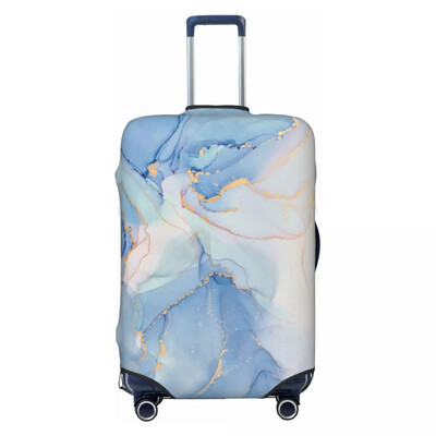 Husă de bagaje cu model de marmură cu textura abstractă violet de lux Husă de protecție pentru valiză drăguță costum pentru 18-32 inch