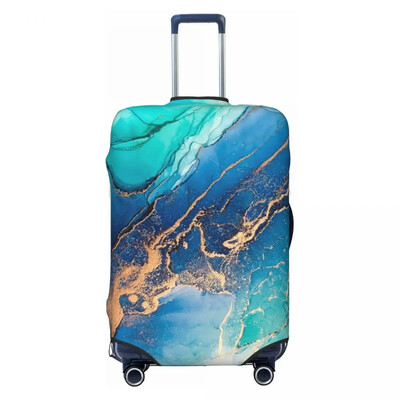 Husă de bagaje cu model de marmură cu textura abstractă violet de lux Husă de protecție pentru valiză drăguță costum pentru 18-32 inch