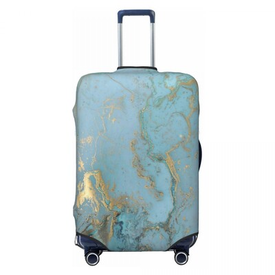 Textura marmură gri personalizată, model abstract, husă pentru bagaje, grafică geometrică, huse de protecție pentru valiză de călătorie, pentru 18-32 inch