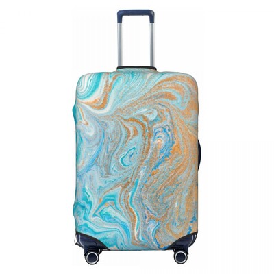 Textura marmură gri personalizată, model abstract, husă pentru bagaje, grafică geometrică, huse de protecție pentru valiză de călătorie, pentru 18-32 inch