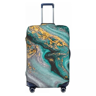 Textura marmură gri personalizată, model abstract, husă pentru bagaje, grafică geometrică, huse de protecție pentru valiză de călătorie, pentru 18-32 inch