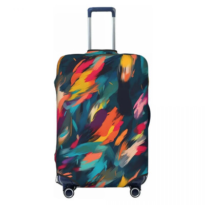 Apstraktna boja Kist Navlaka za kovčeg Blagdanska Crvena Plava Žuta Korisni pribor za prtljagu Poslovna zaštita