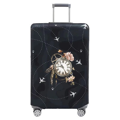Husă pentru bagaje Huse de protecție pentru valiză Seria pene de imprimare Bagaj de 18-32 inchi Lavabil Preveni zgârieturile Accesorii de călătorie