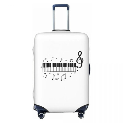 Notație muzicală Note muzicale Protector pentru husă pentru bagaje Huse pentru valiză de călătorie la modă pentru 18-32 inci