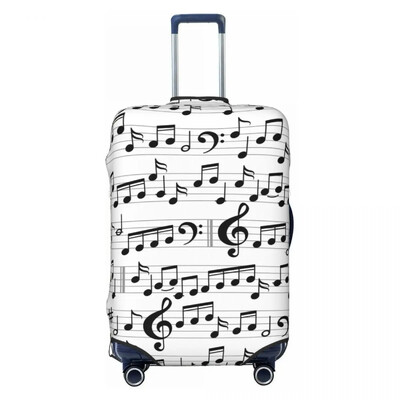 Notație muzicală Note muzicale Protector pentru husă pentru bagaje Huse pentru valiză de călătorie la modă pentru 18-32 inci