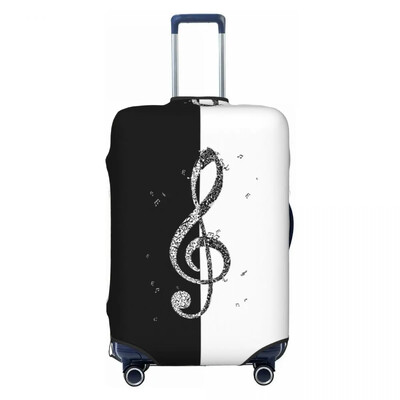 Notație muzicală Note muzicale Protector pentru husă pentru bagaje Huse pentru valiză de călătorie la modă pentru 18-32 inci