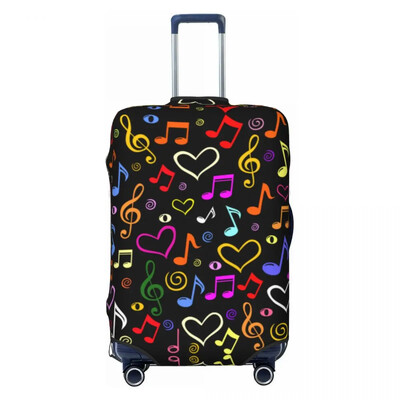 Notație muzicală Note muzicale Protector pentru husă pentru bagaje Huse pentru valiză de călătorie la modă pentru 18-32 inci