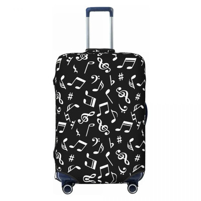 Notație muzicală Note muzicale Protector pentru husă pentru bagaje Huse pentru valiză de călătorie la modă pentru 18-32 inci