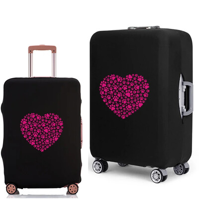 Valisă pentru bagaje Husă de praf Urme de pași Husă de protecție pentru bagaje pentru cărucior de călătorie portabil de 18-28" Accesorii de călătorie